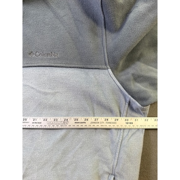 Columbia Mens Full Zip Fleece Jacket Grey Two Tone WS3220 Size 5X - Picture 9 of 11